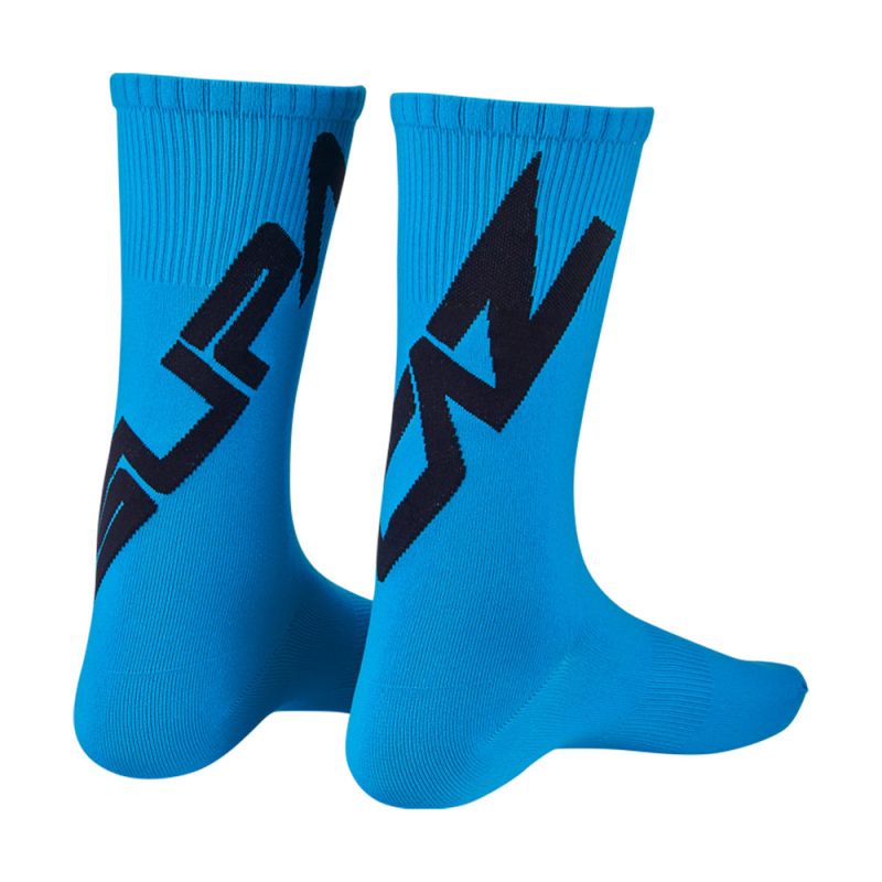 Calze Supacaz Supasox TWISTED Blu/Nero